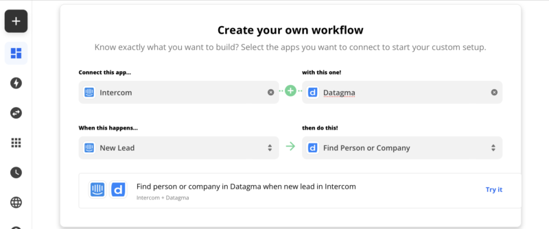 create your own workflow