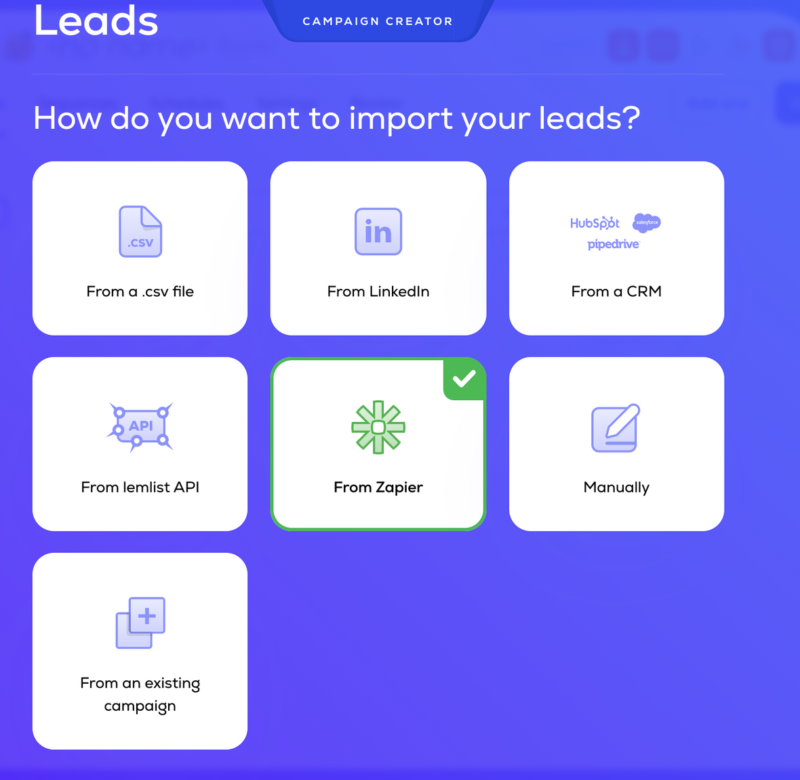 import your leads